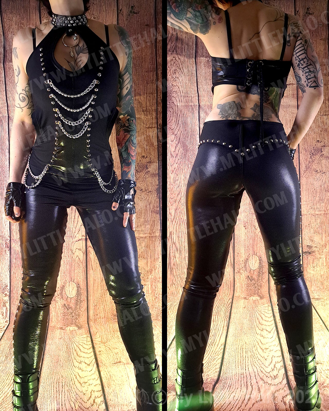 #13 O-ring Choker Catsuit