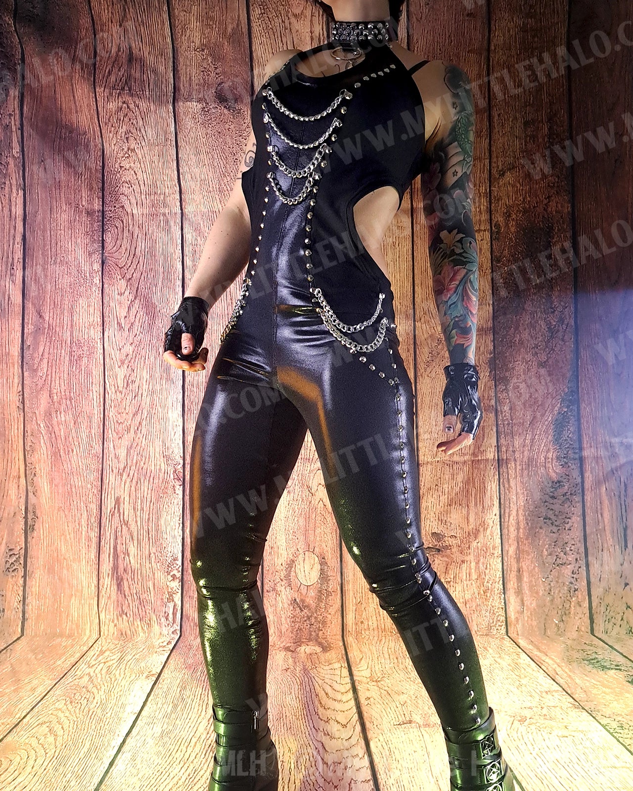 #13 O-ring Choker Catsuit