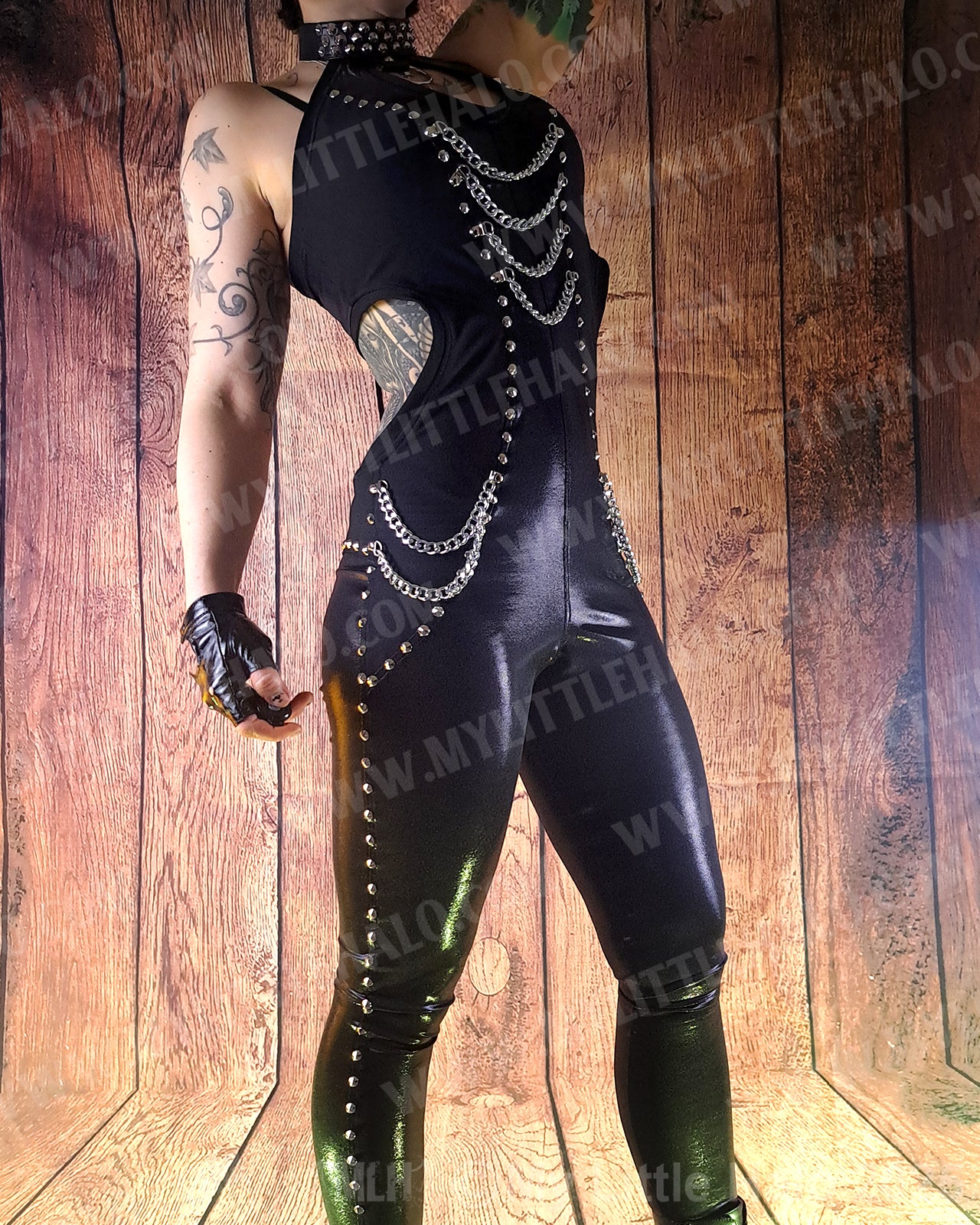 #13 O-ring Choker Catsuit