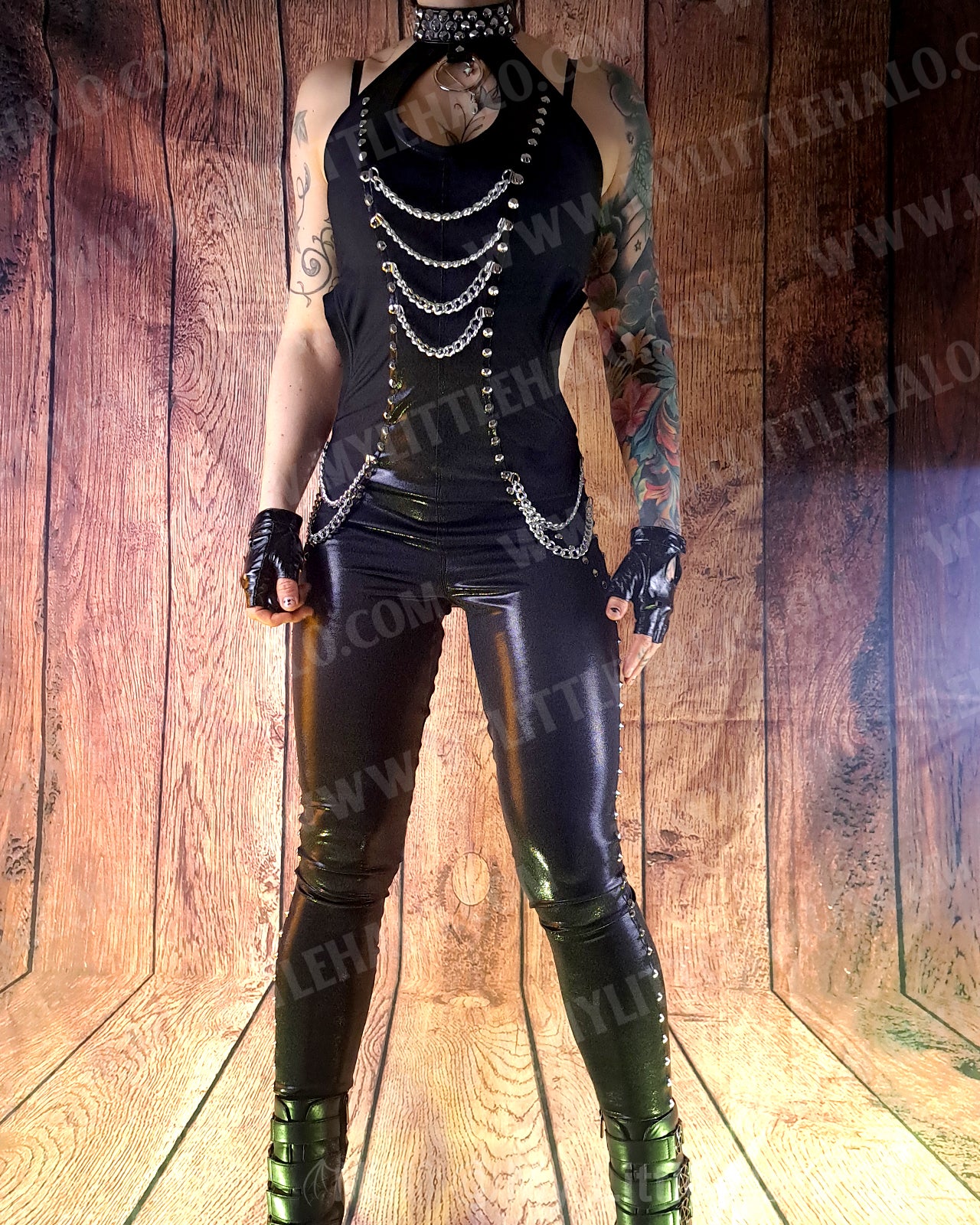 #13 O-ring Choker Catsuit