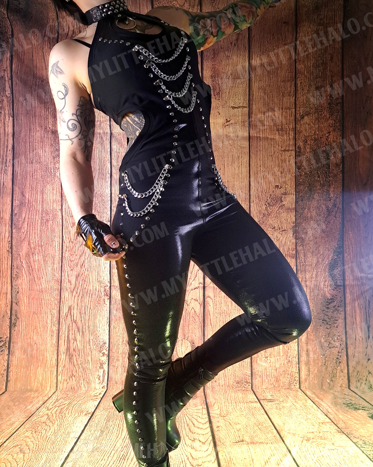 #13 O-ring Choker Catsuit