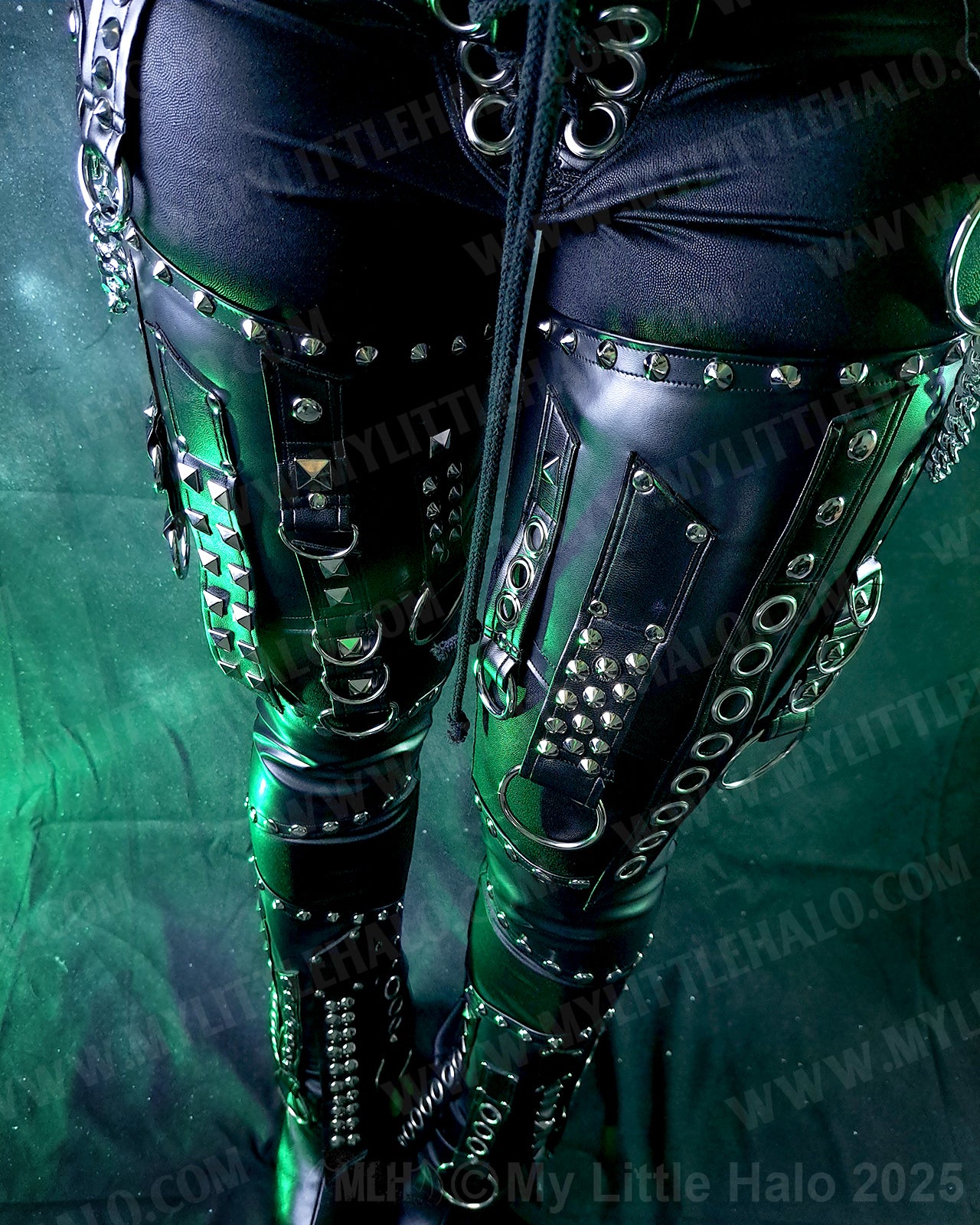 #1 Straight Leg Buckle Strap Pants