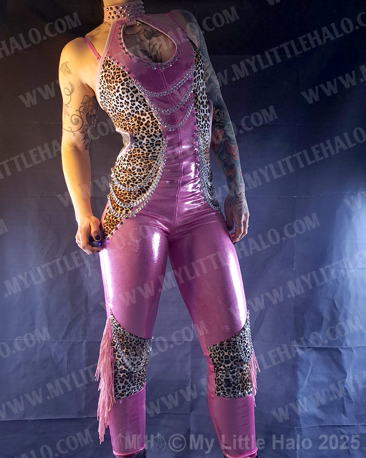 #6 Pink Candy & Cheetah Catsuit