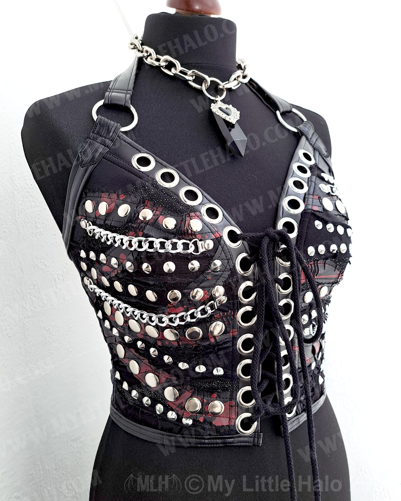 #7 Blood Splatter Gothic Bustier