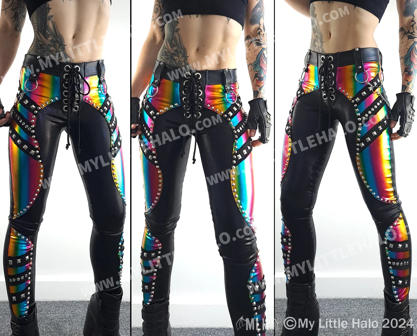 #9 Rainbow Rivet Skinnies (03-24-01-00-18)