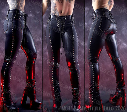 Mid Rise Black Cigarette Pants #13