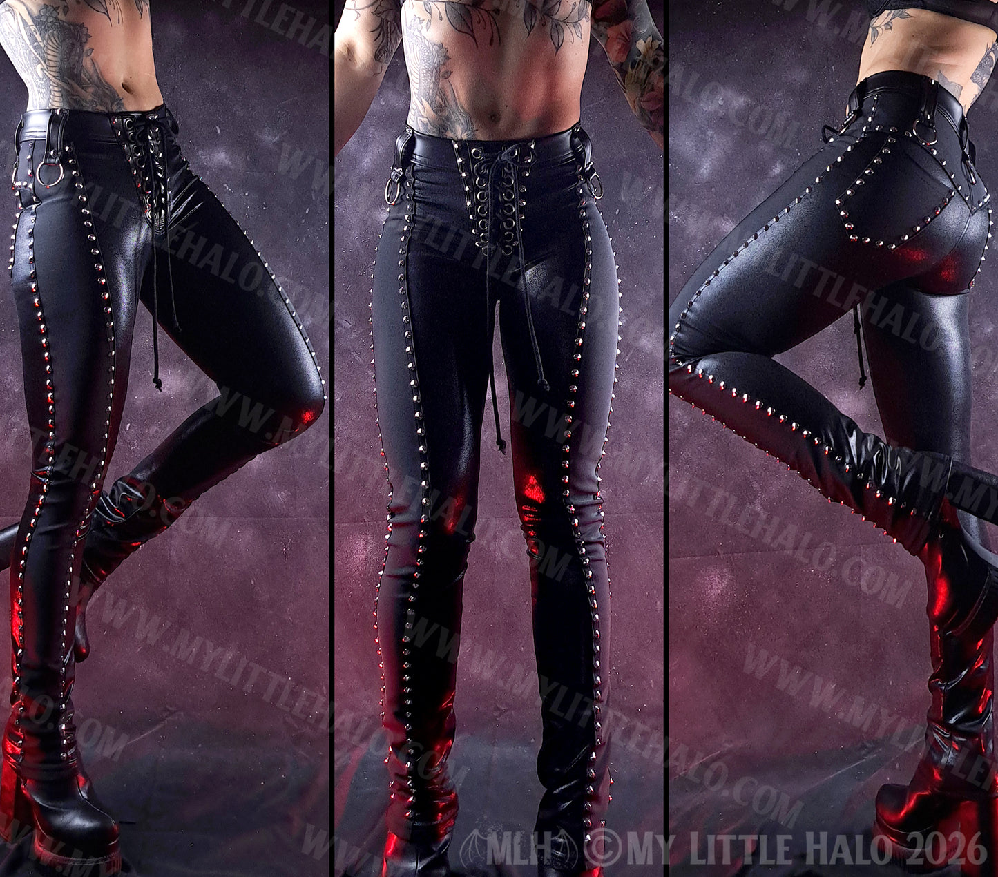 Mid Rise Black Cigarette Pants #13