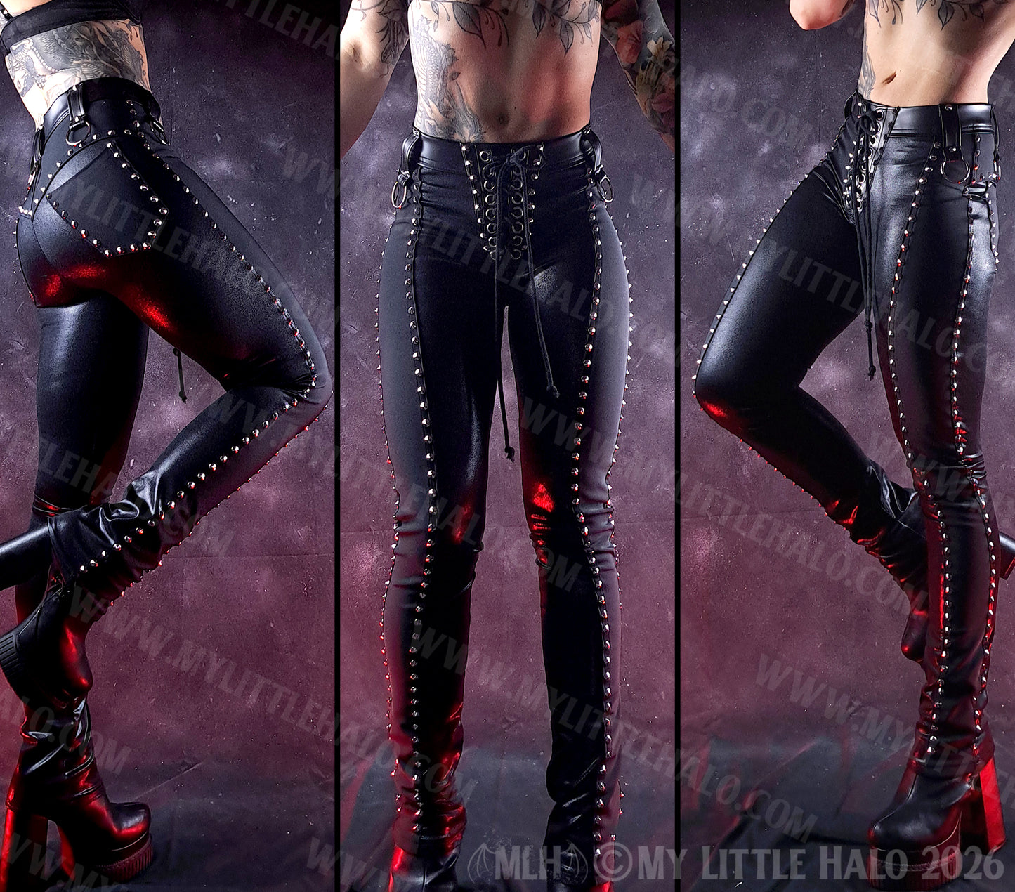 Mid Rise Black Cigarette Pants #13