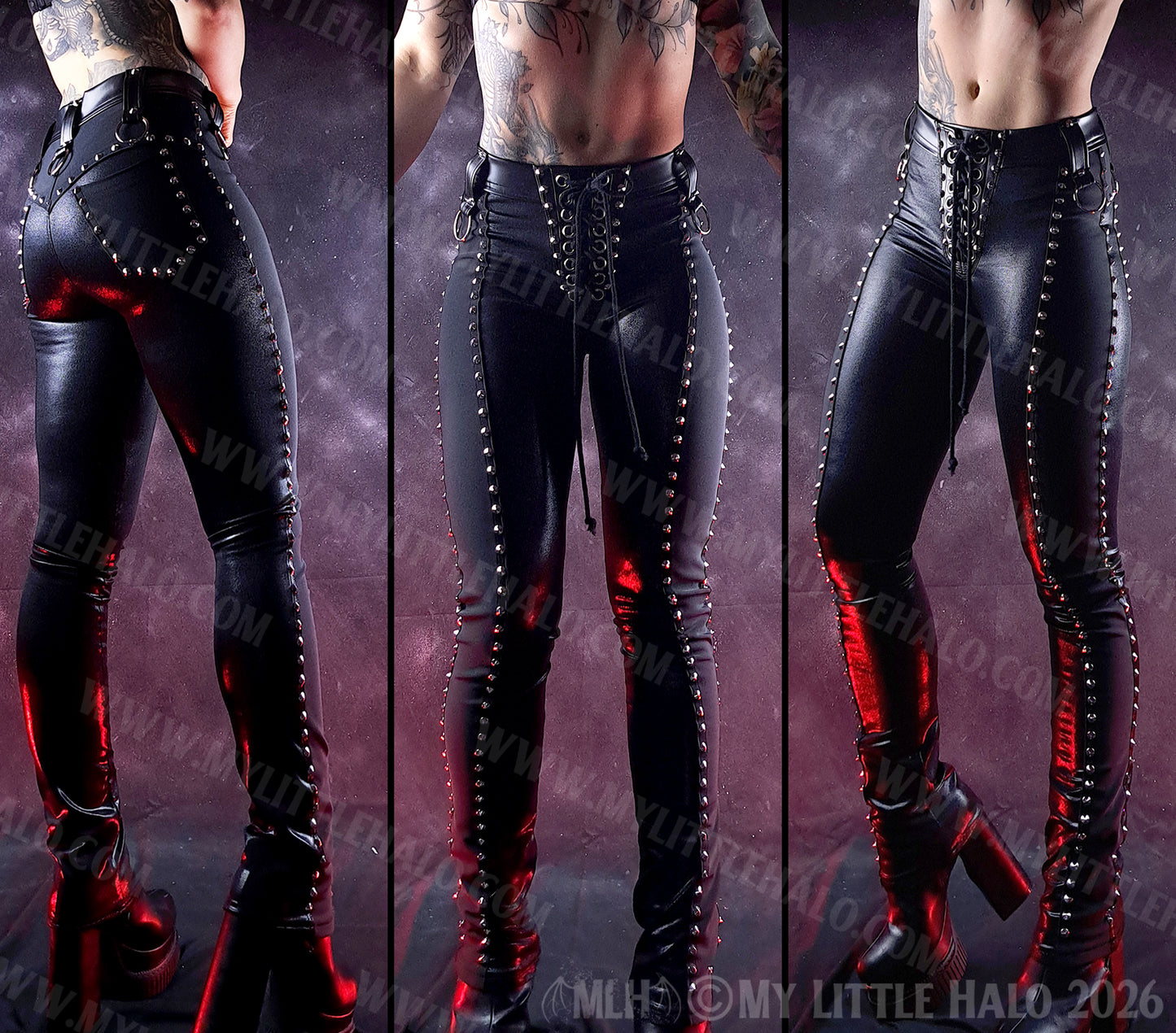 Mid Rise Black Cigarette Pants #13