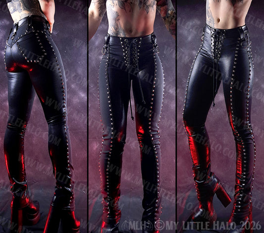 Mid Rise Black Cigarette Pants #13