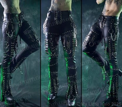 #1 Straight Leg Buckle Strap Pants