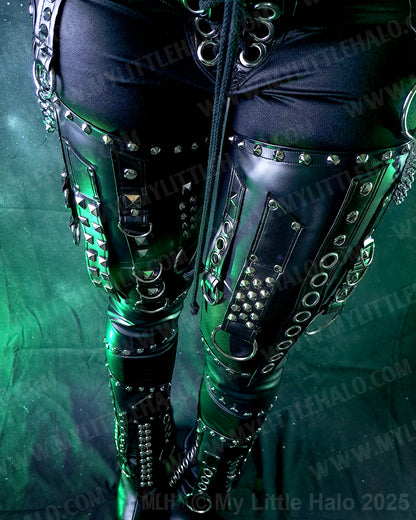 #1 Straight Leg Buckle Strap Pants