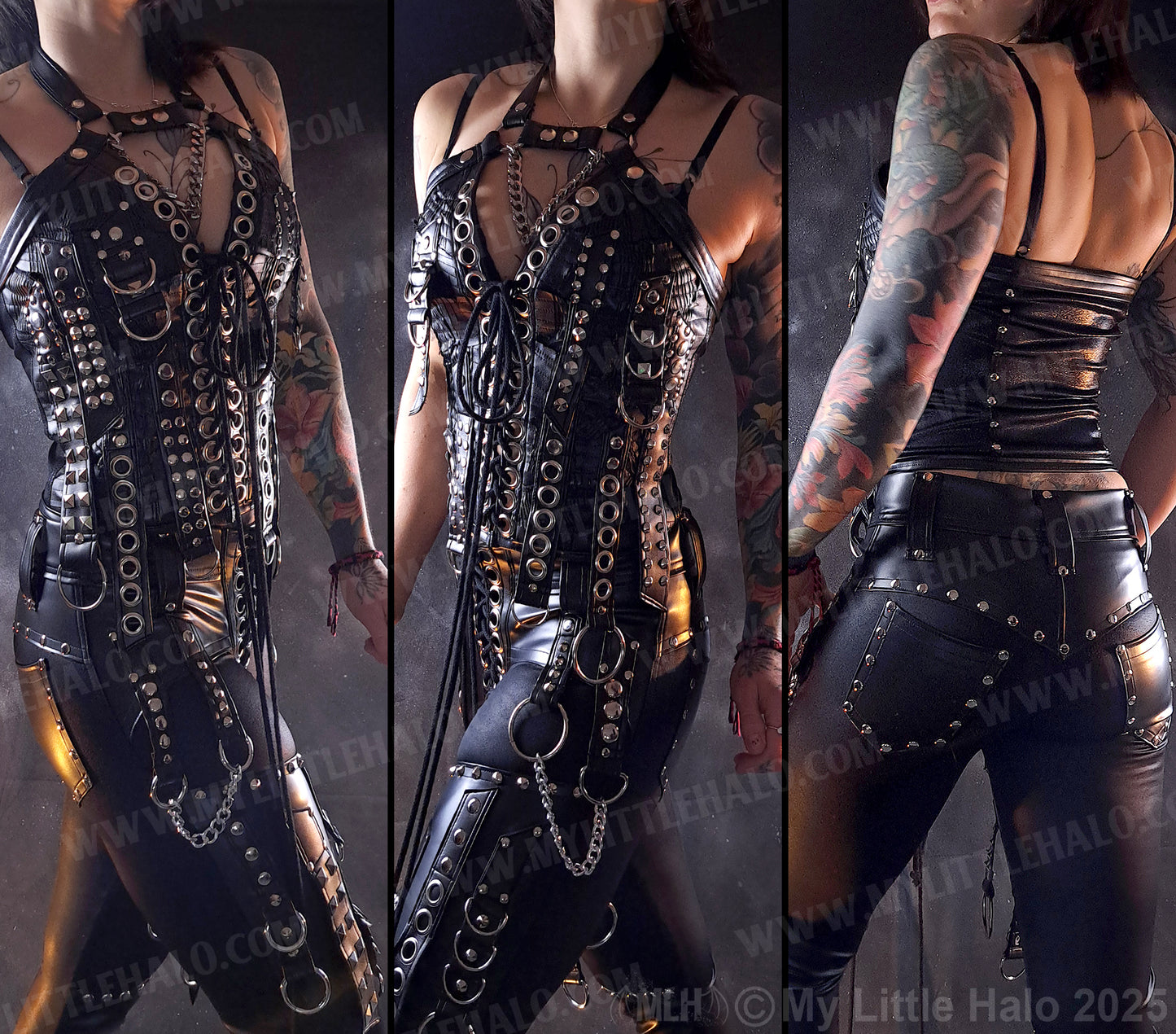 #2 Buckle Strap Heavy Metal Bustier