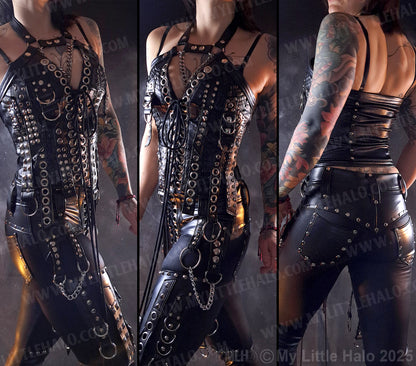 #2 Buckle Strap Heavy Metal Bustier