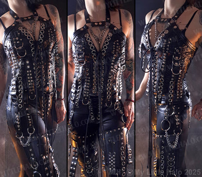 #2 Buckle Strap Heavy Metal Bustier