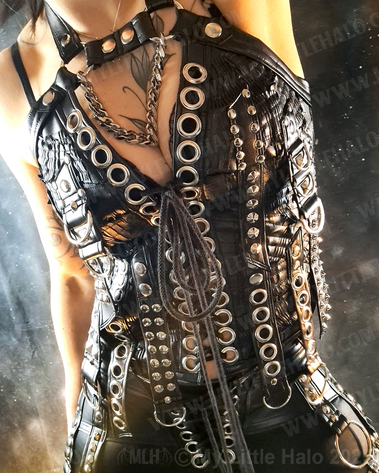 #2 Buckle Strap Heavy Metal Bustier