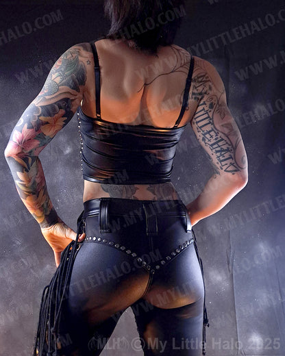 #2 Gunmetal & Black Bustier