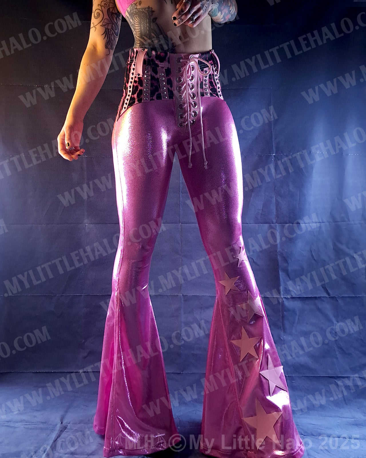 #5 Pink Candy & Leopard Mega Bell Flares (03-25-01-1-05)