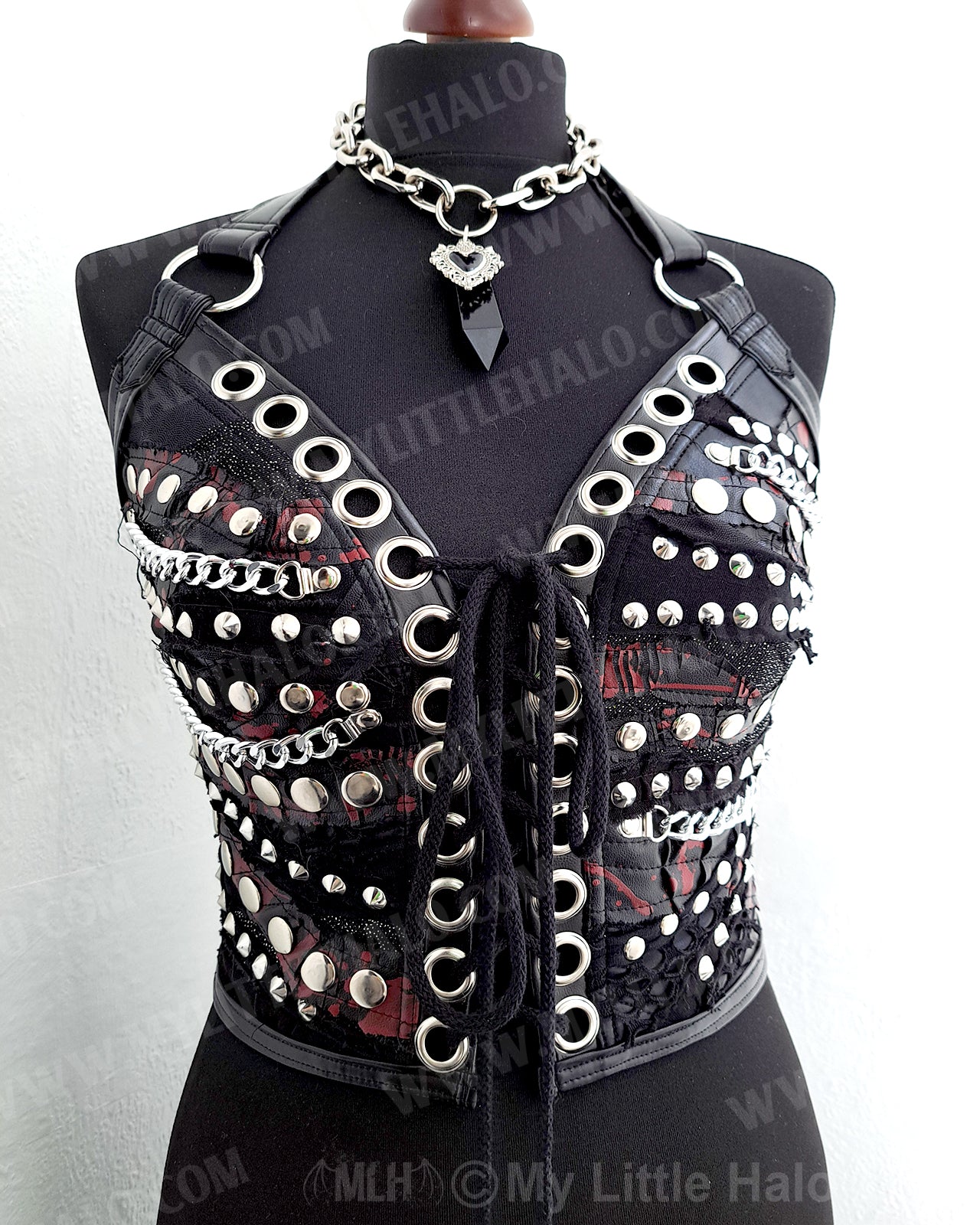 #7 Blood Splatter Gothic Bustier