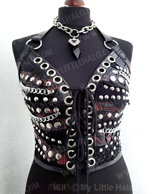 #7 Blood Splatter Gothic Bustier