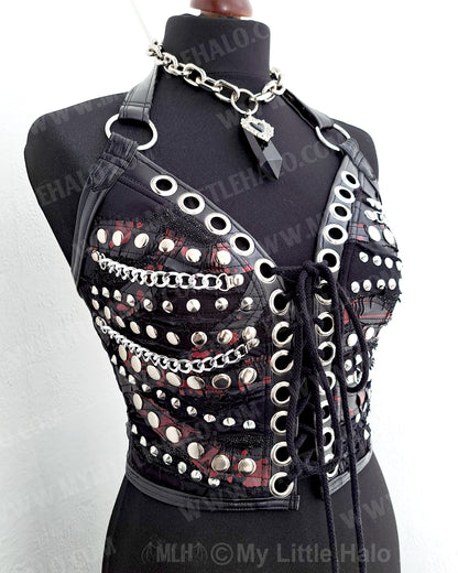 #7 Blood Splatter Gothic Bustier