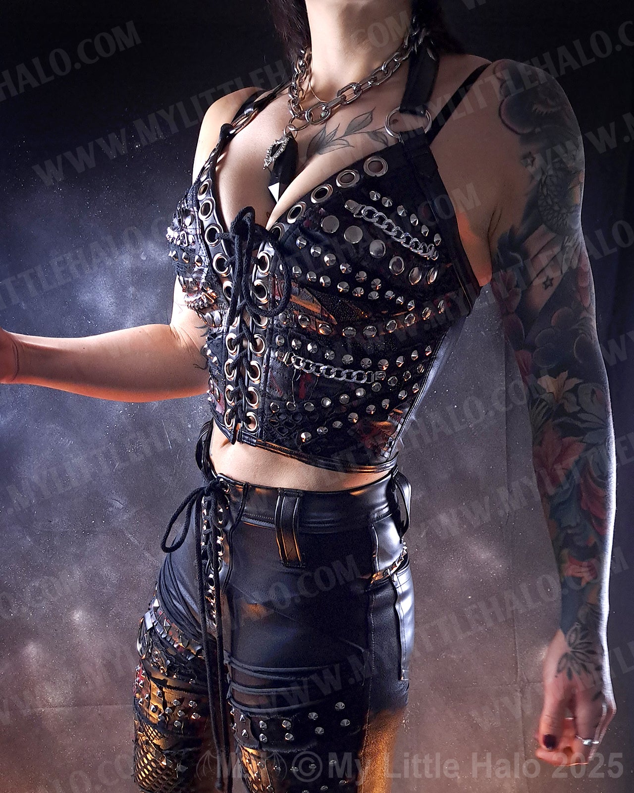 #7 Blood Splatter Gothic Bustier