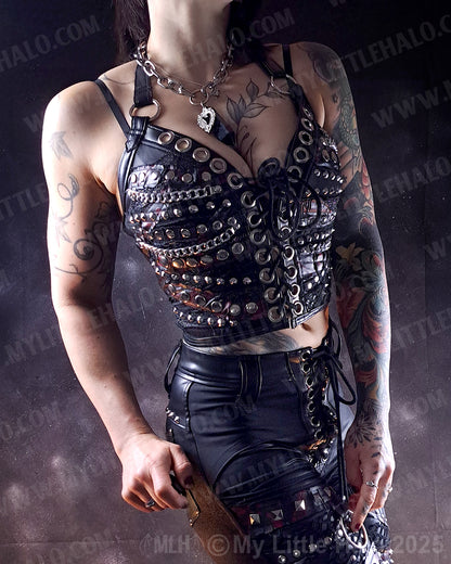 #7 Blood Splatter Gothic Bustier