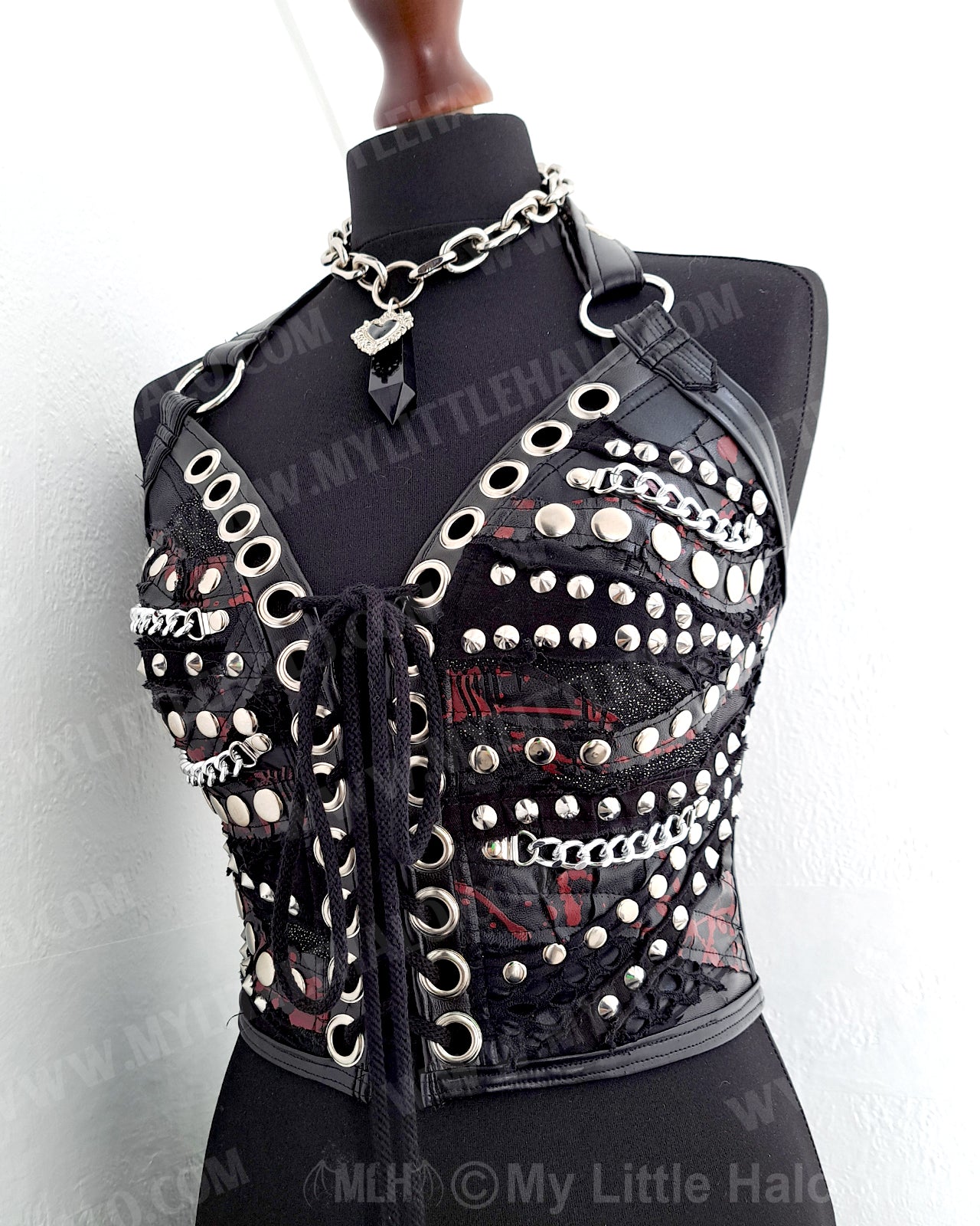 #7 Blood Splatter Gothic Bustier