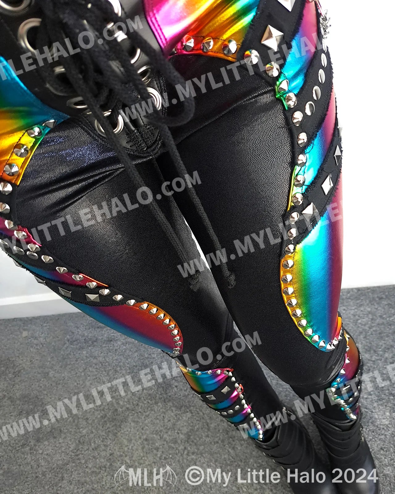 #9 Rainbow Rivet Skinnies (24-01-00-18)