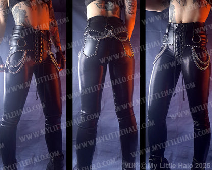 High Waist Chain Skinnies (25-01-00-04)