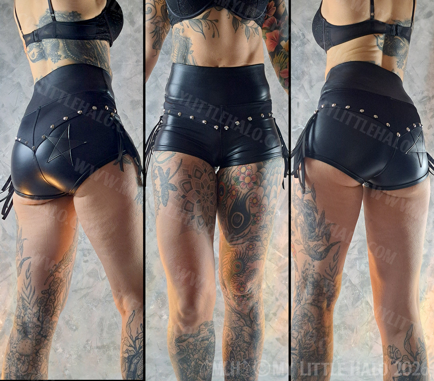 High Waisted Fringed Shorts (Size XS/S)