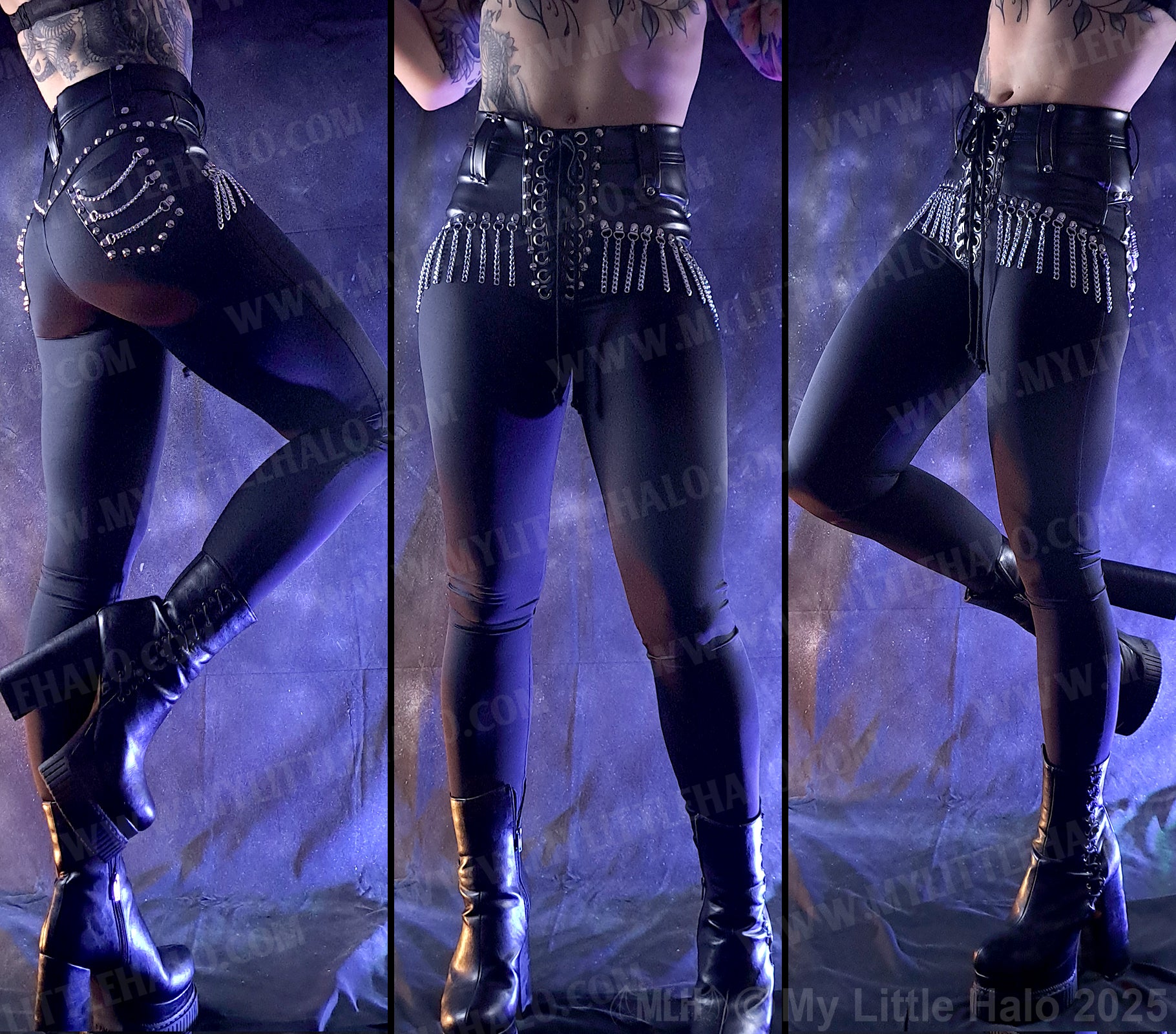 High Waist Rock Pants