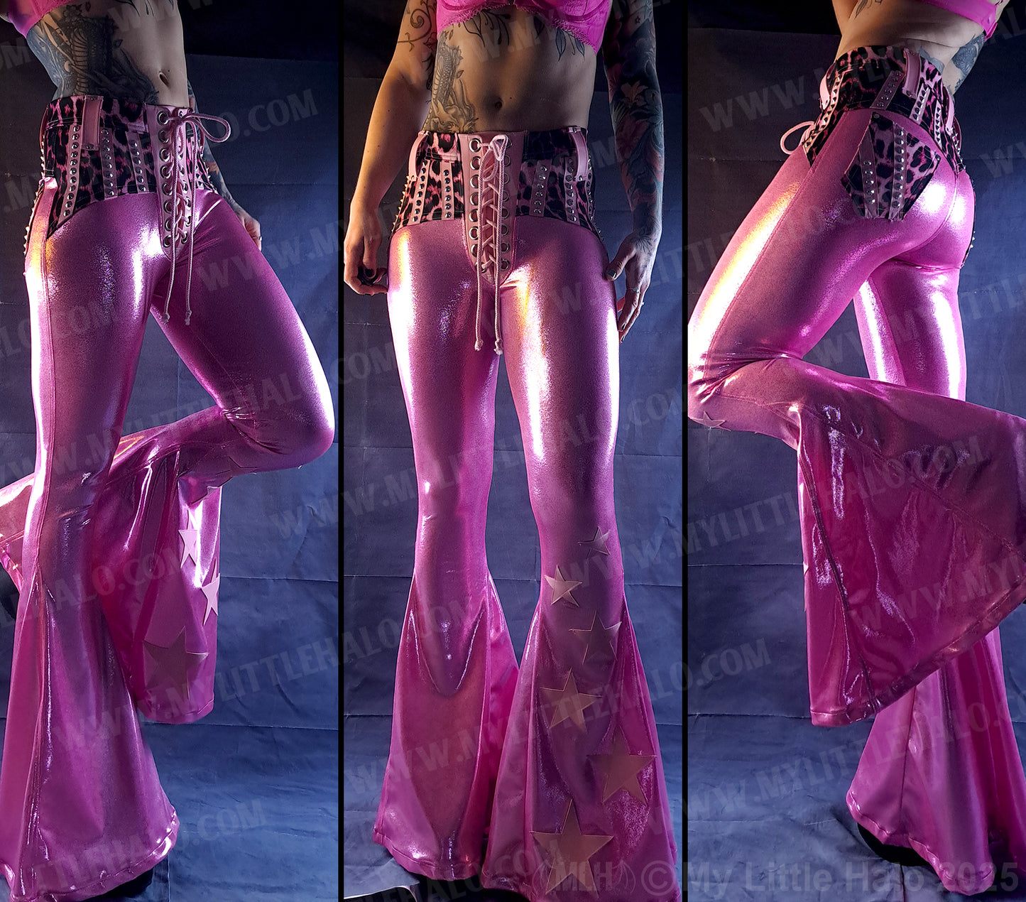 #5 Pink Candy & Leopard Mega Bell Flares
