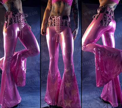 #5 Pink Candy & Leopard Mega Bell Flares
