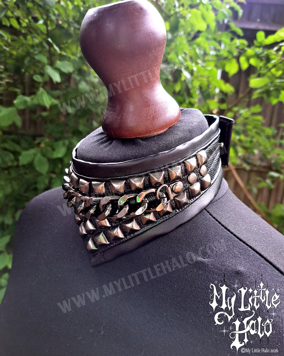 Gunmetal Chain Choker