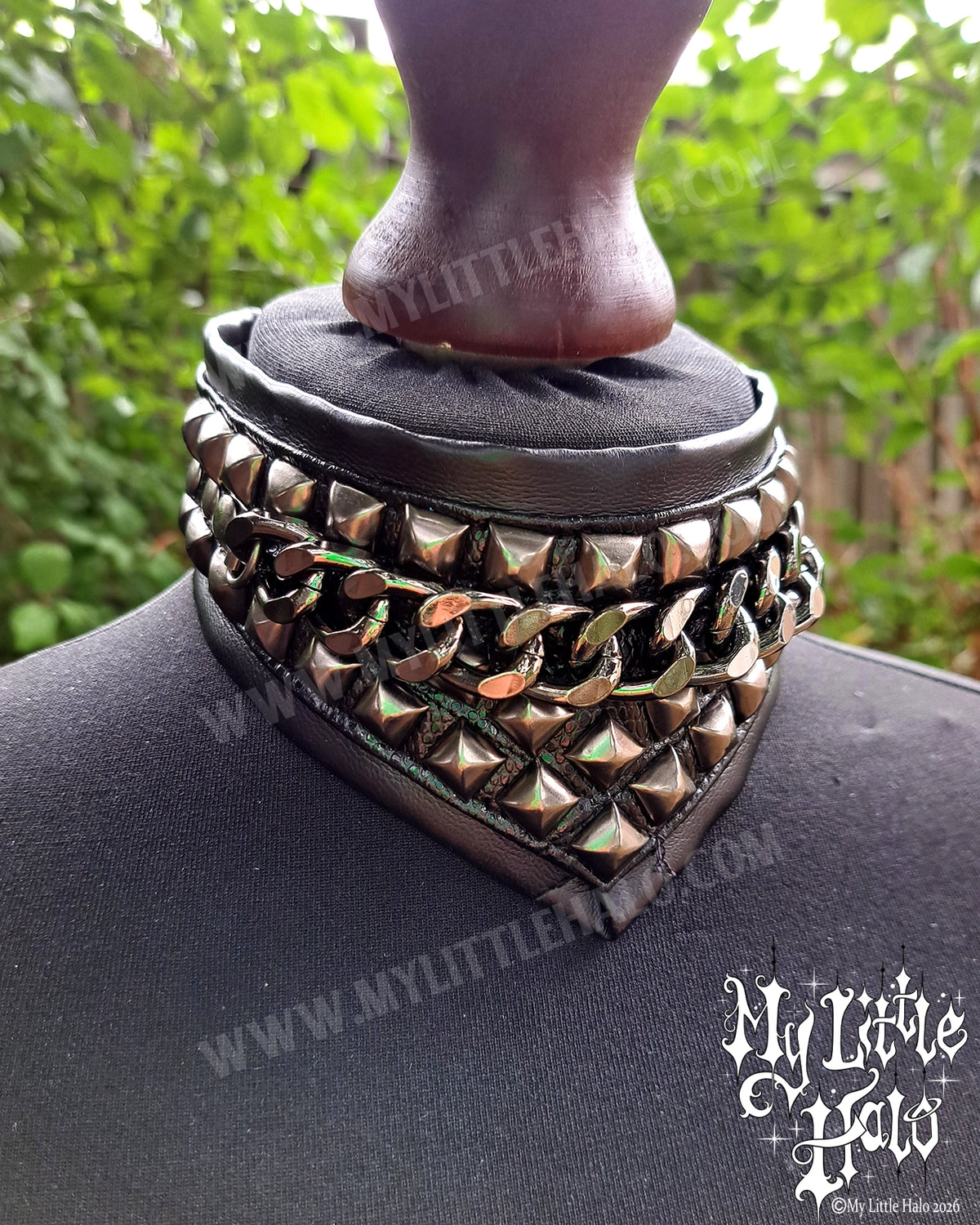 Gunmetal Chain Choker