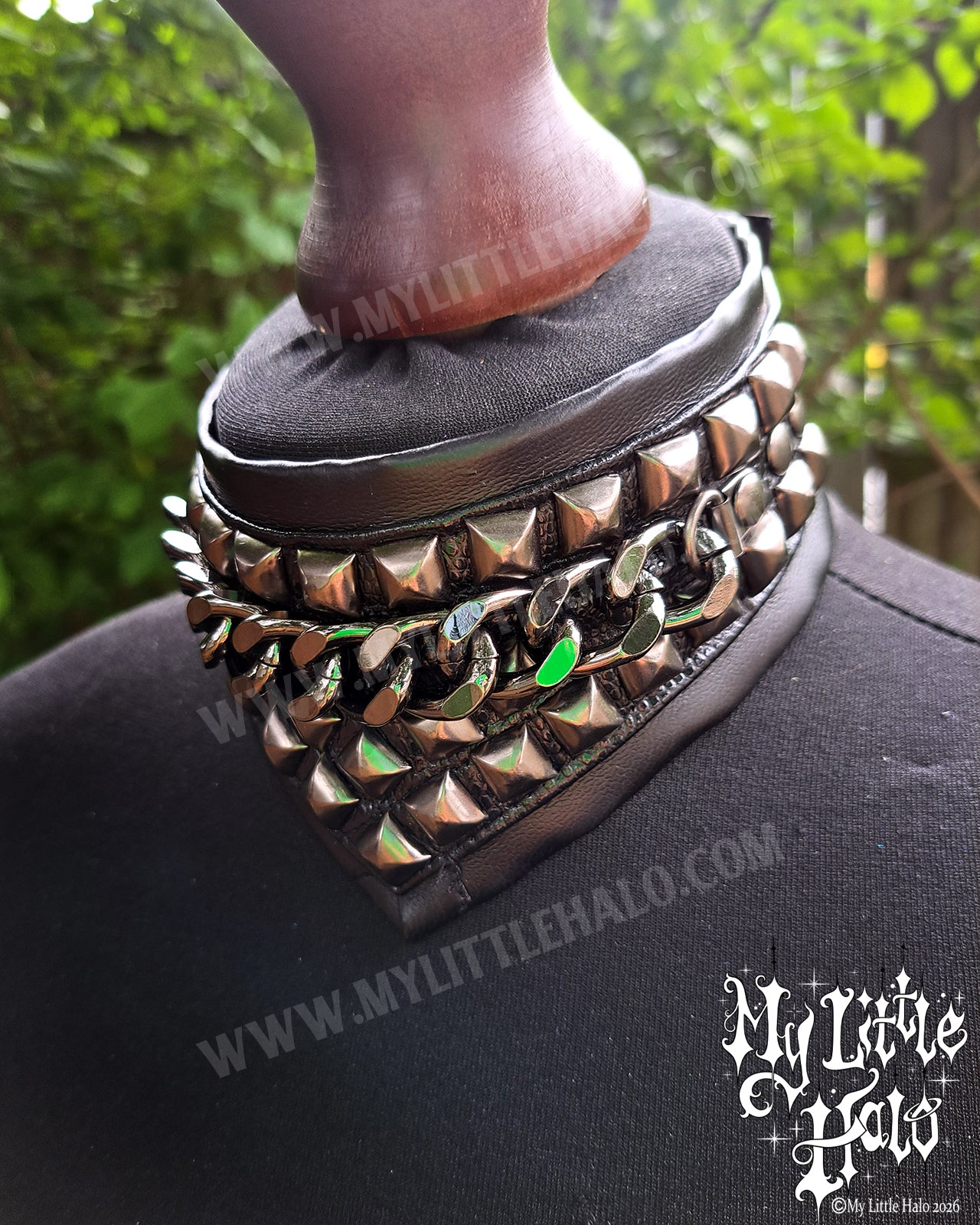 Gunmetal Chain Choker